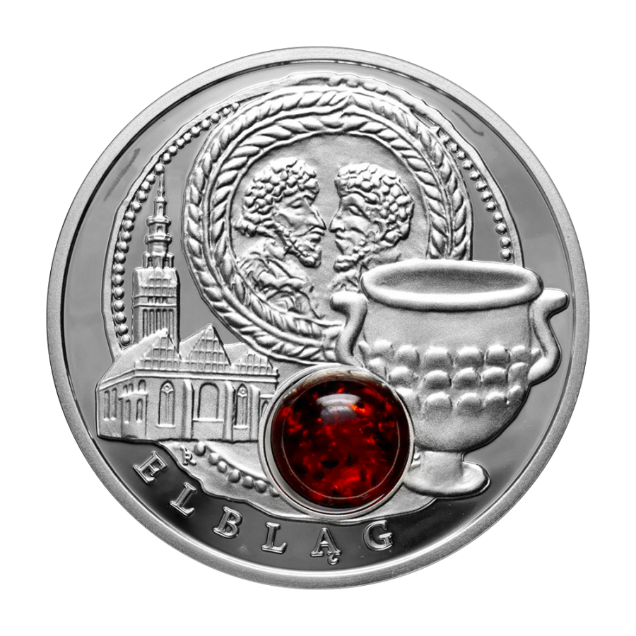 copy of Silver coin Szombathely amber trail - 24 hours shipping!