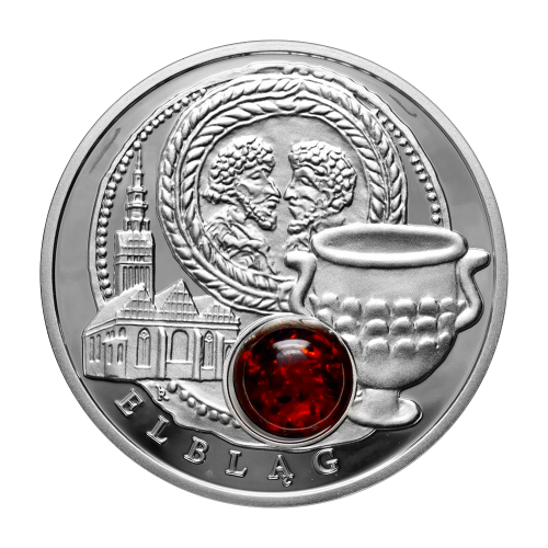 copy of Silver coin Szombathely amber trail - 24 hours shipping!
