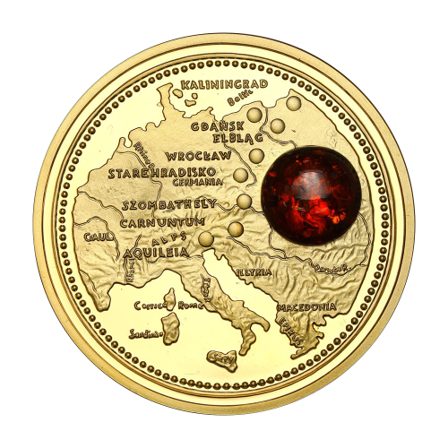 copy of Silver coin Szombathely amber trail - 24 hours shipping!