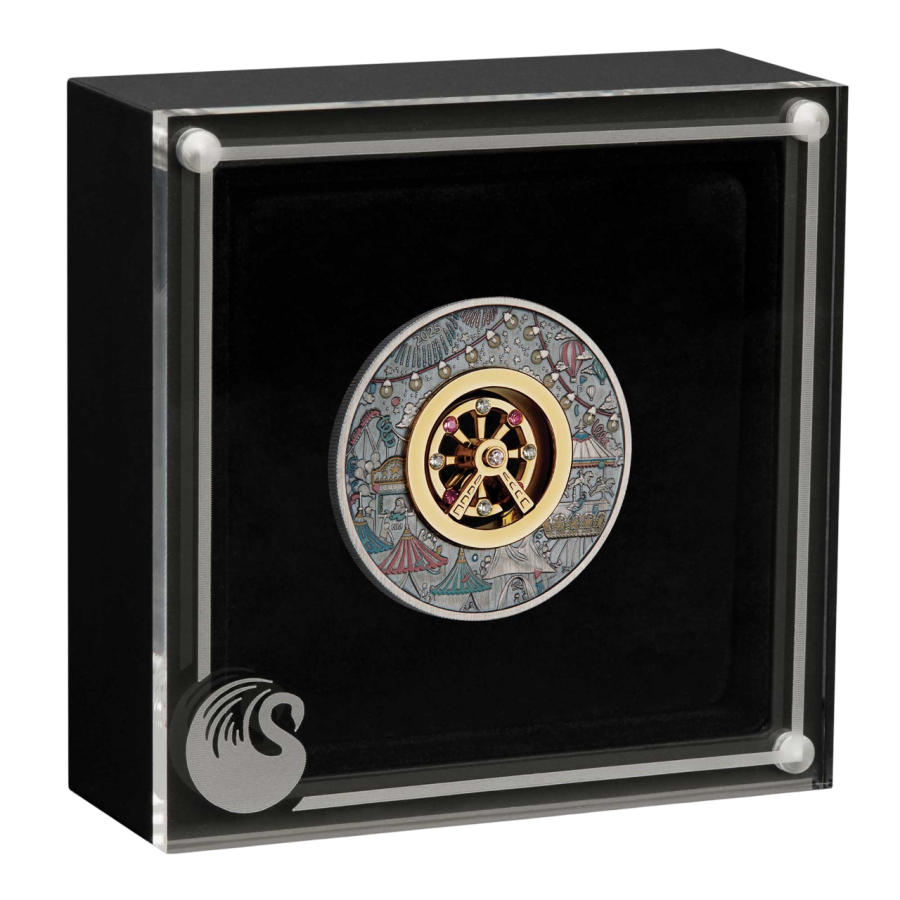 copy of Silver double dragon Mother of Pearl 2024 2 ounces - Shipping 24 hours!