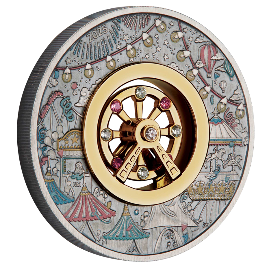 copy of Silver double dragon Mother of Pearl 2024 2 ounces - Shipping 24 hours!