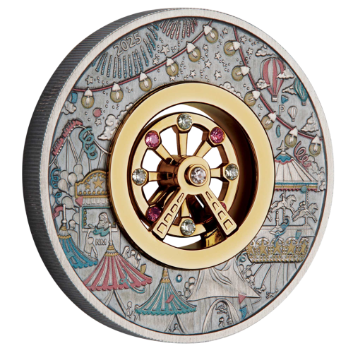 copy of Silver double dragon Mother of Pearl 2024 2 ounces - Shipping 24 hours!