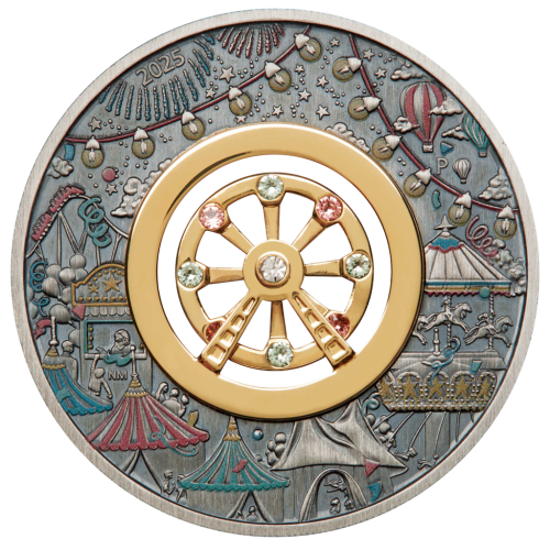 copy of Silver double dragon Mother of Pearl 2024 2 ounces - Shipping 24 hours!