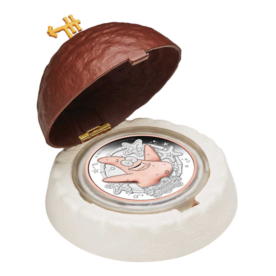 copy of SPONGEBOB silver coin 2024 2 Gold Poldpeed - Shipping 24 hours!