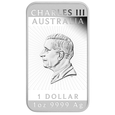 copy of Silver Rectangular Coin Dragon 1 ONCI - SHIPPING 24 H! 2