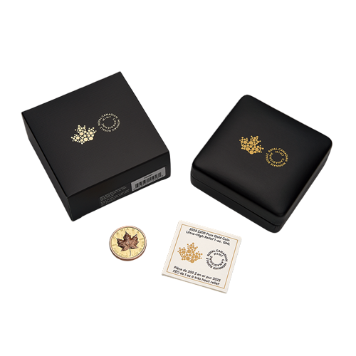copy of To check - Gold Coin Canadian Maple Leaf 1UNCY 2024 Ultra High Relief - Shipping 24 hours!