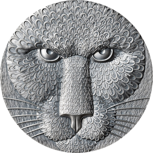 2023 Binary Puma United Crypto States 2 oz Antique Silver - 24h Shipping!