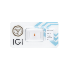 copy of Natural Diamond 0.22 CT / Natural Fancy Intense Yellowish Orange / Pear Modified Brilliant / VVS2 / G - SHIPPING 24 H!