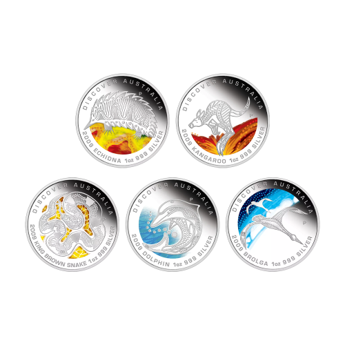 copy of Set of 4 x 1 oz 2025 Lunar Year of the Snake Quadrant Colourized Proof Silver Coins  - 24h Shipping!