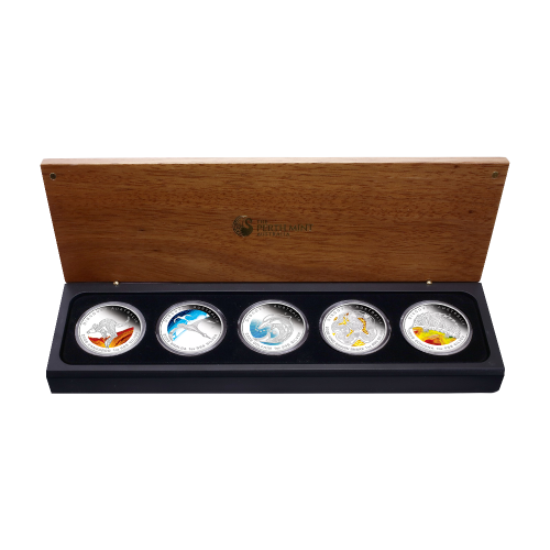 copy of Set of 4 x 1 oz 2025 Lunar Year of the Snake Quadrant Colourized Proof Silver Coins  - 24h Shipping!