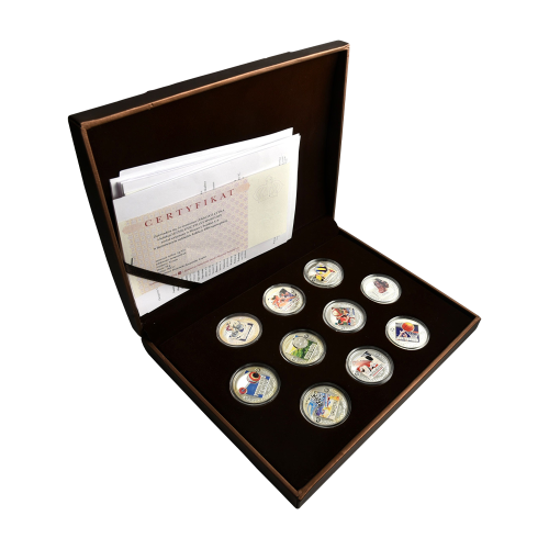 copy of Set of 4 x 1 oz 2025 Lunar Year of the Snake Quadrant Colourized Proof Silver Coins  - 24h Shipping!