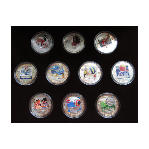 copy of Set of 4 x 1 oz 2025 Lunar Year of the Snake Quadrant Colourized Proof Silver Coins  - 24h Shipping!