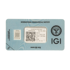 copy of Natural Diamond 0.22 CT / Natural Fancy Intense Yellowish Orange / Pear Modified Brilliant / VVS2 / G - SHIPPING 24 H! 2