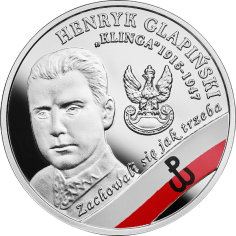 copy of Silver coin Cursed by Communists Unroomed Soldiers: Feliks Selmanowicz "Zagończyk" - Shipping 24 hours!