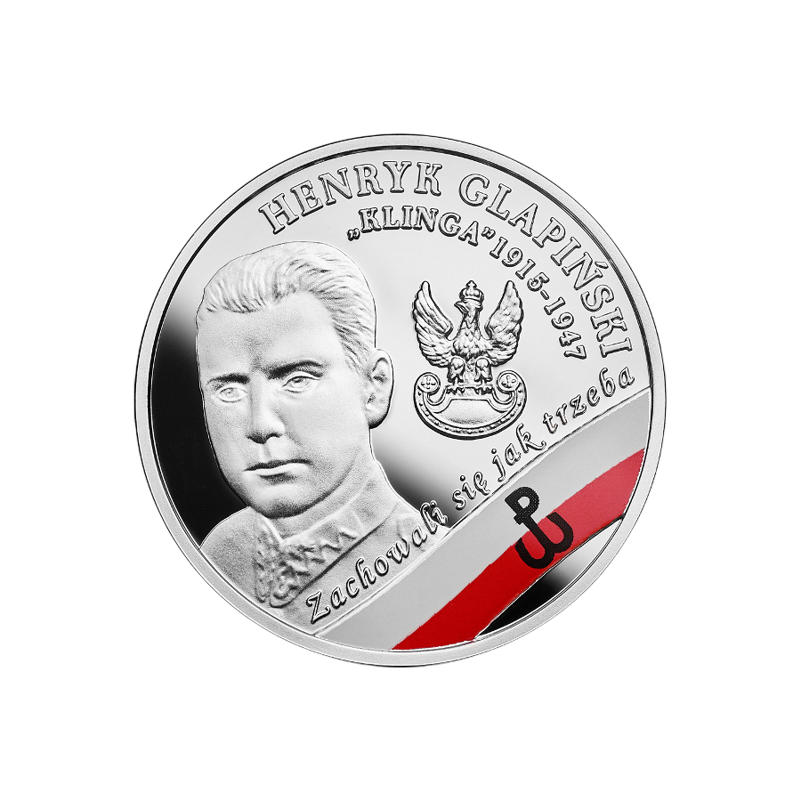 copy of Silver coin Cursed by Communists Unroomed Soldiers: Feliks Selmanowicz "Zagończyk" - Shipping 24 hours!