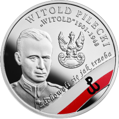 copy of Silver coin Cursed by Communists Unroomed Soldiers: Feliks Selmanowicz "Zagończyk" - Shipping 24 hours!