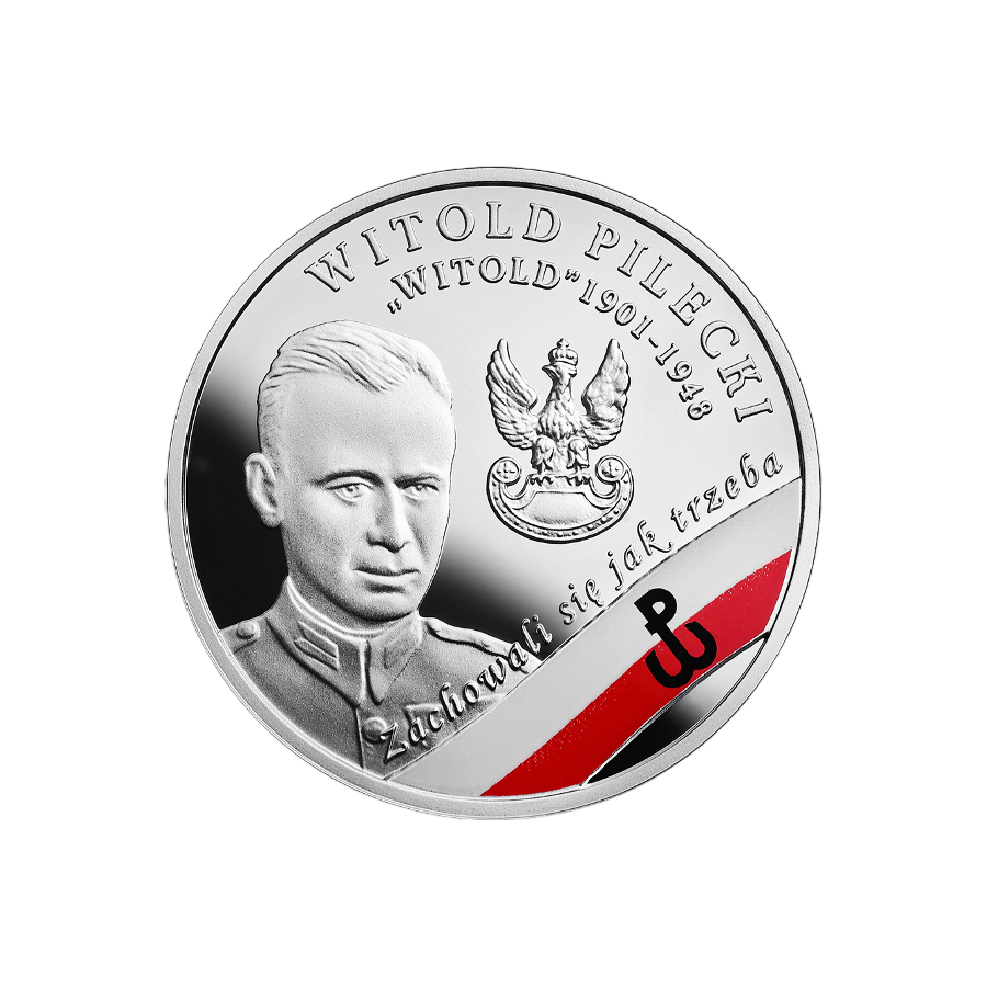 copy of Silver coin Cursed by Communists Unroomed Soldiers: Feliks Selmanowicz "Zagończyk" - Shipping 24 hours!