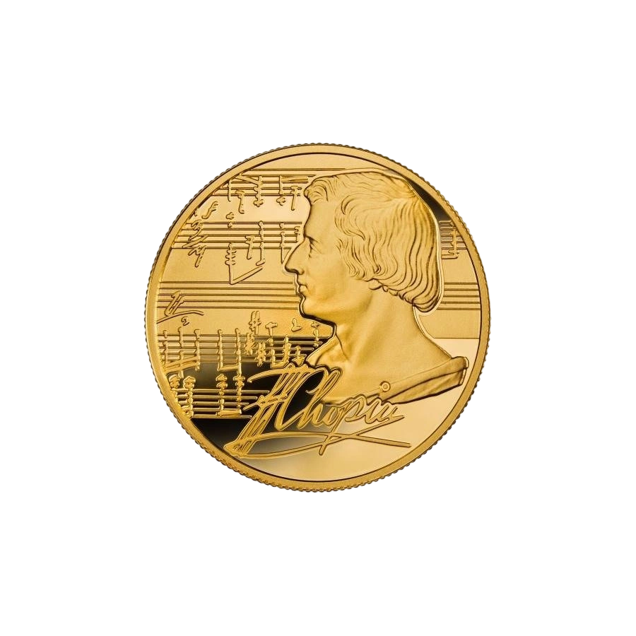 1 oz Fryderyk Chopin Gold Coin - Shipping 24h!