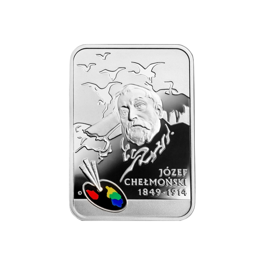 srebrna-moneta-polscy-malarze-xix-xx-wieku-jozef-chelmonski-1849-1914-r