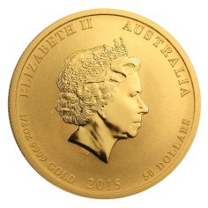 1/2 oz Australian Lunar Year of the Goat 2015 Gold Coin - Shipping 24h! 2