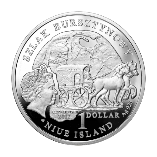 copy of Silver coin Szombathely amber trail - 24 hours shipping!