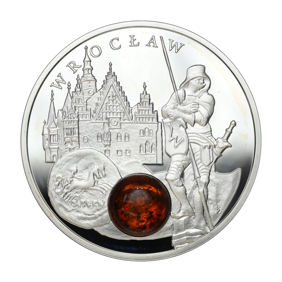 copy of Silver coin Szombathely amber trail - 24 hours shipping!