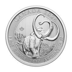 copy of Republic of Ghana 1 oz Silver Woolly Mammoth - 24h Shipping!