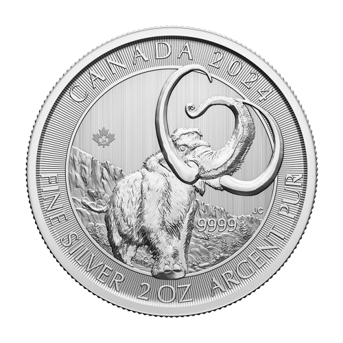 copy of Republic of Ghana 1 oz Silver Woolly Mammoth - 24h Shipping!