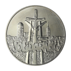 srebrna-moneta-100-000-zlotych-solidarnosc-1990-rewers