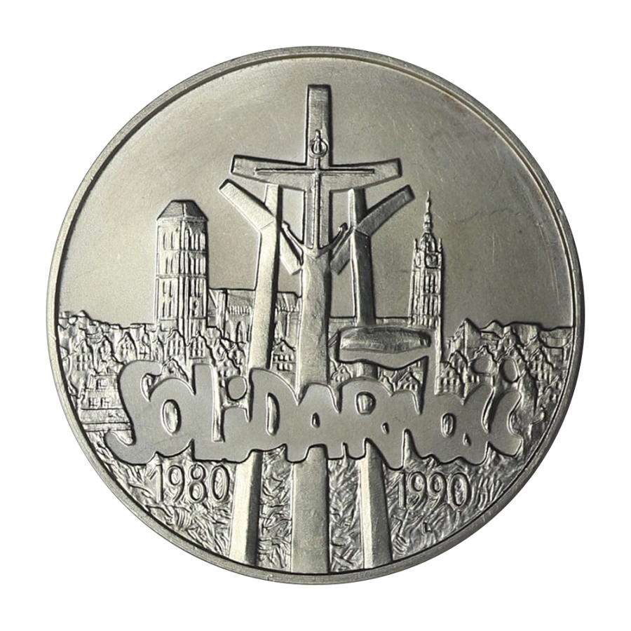 srebrna-moneta-100-000-zlotych-solidarnosc-1990-rewers