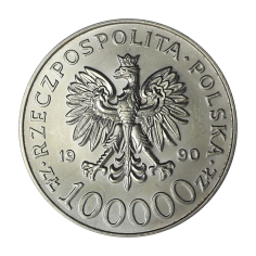 srebrna-moneta-100-000-zlotych-solidarnosc-1990-rewers 2