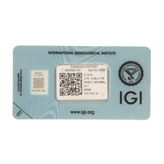 copy of Natural Diamond 0,18 CT / Natural Fancy Intense Yellow Orange / Pear Modified Brilliant / SI1 / VG - 24h Shipping! 2