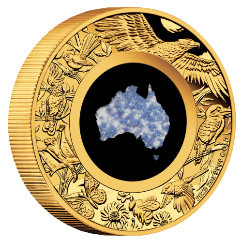zlota-moneta-australia-z-niebieskim-lepidolitem-2025-2-uncje-rewers