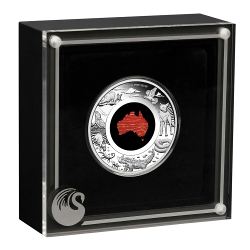 copy of 2024-P AUS 1 oz Silver Chrysoprase Great Southern Land - 24h Shipping!