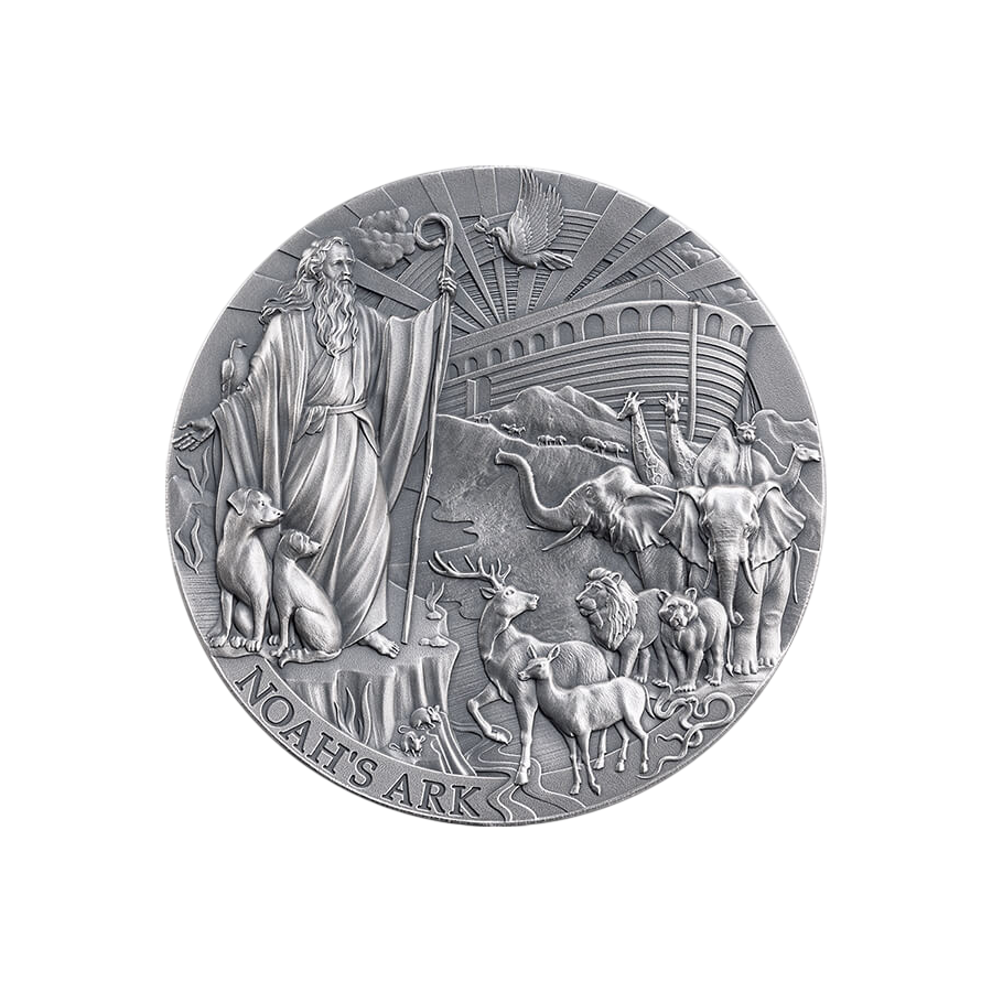 copy of 2023 2oz Cameroon Bible Stories Garden of Eden Silver Coin - 24h Shipping!