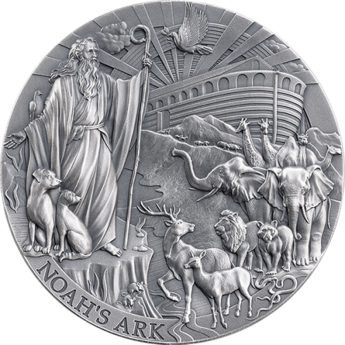 copy of 2023 2oz Cameroon Bible Stories Garden of Eden Silver Coin - 24h Shipping!