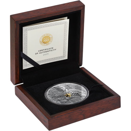 copy of ANNUNCIATION Bible Stories 2 Oz Silver Coin 2000 Francs Cameroon 2025 - 24h Shipping!