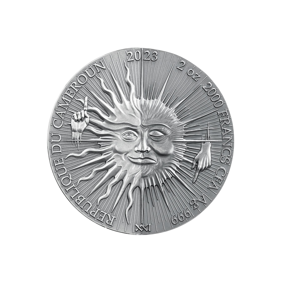 copy of ANNUNCIATION Bible Stories 2 Oz Silver Coin 2000 Francs Cameroon 2025 - 24h Shipping!