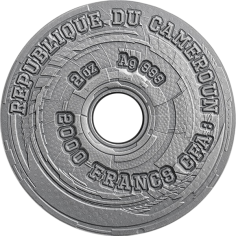 copy of ANNUNCIATION Bible Stories 2 Oz Silver Coin 2000 Francs Cameroon 2025 - 24h Shipping! 2