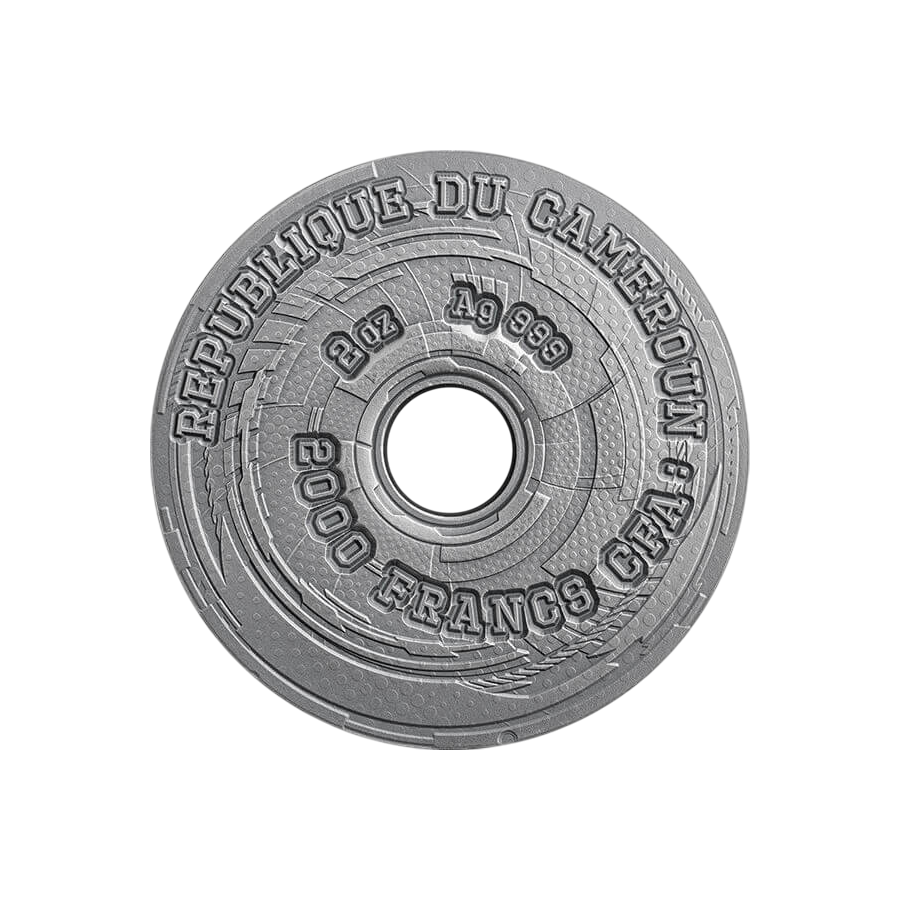 copy of ANNUNCIATION Bible Stories 2 Oz Silver Coin 2000 Francs Cameroon 2025 - 24h Shipping!