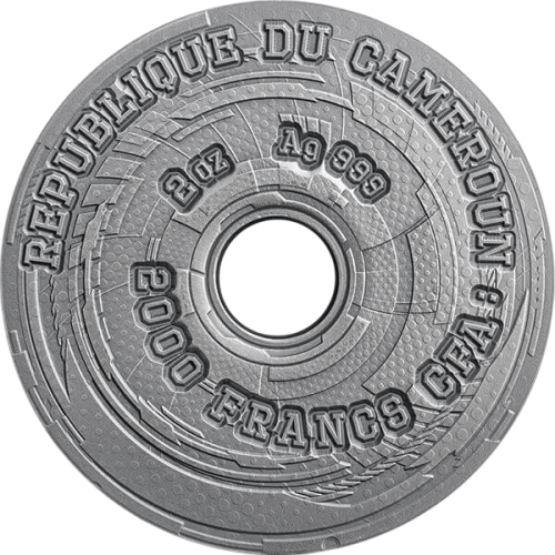 copy of ANNUNCIATION Bible Stories 2 Oz Silver Coin 2000 Francs Cameroon 2025 - 24h Shipping!