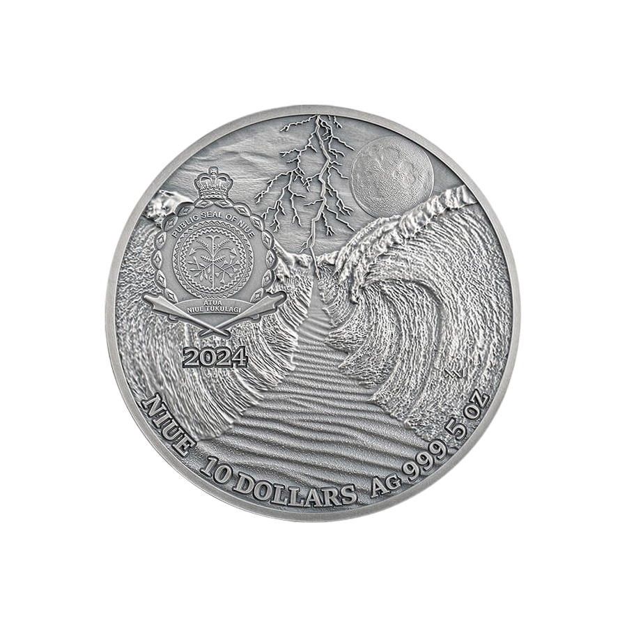 copy of 2023 2oz Cameroon Bible Stories Garden of Eden Silver Coin - 24h Shipping!