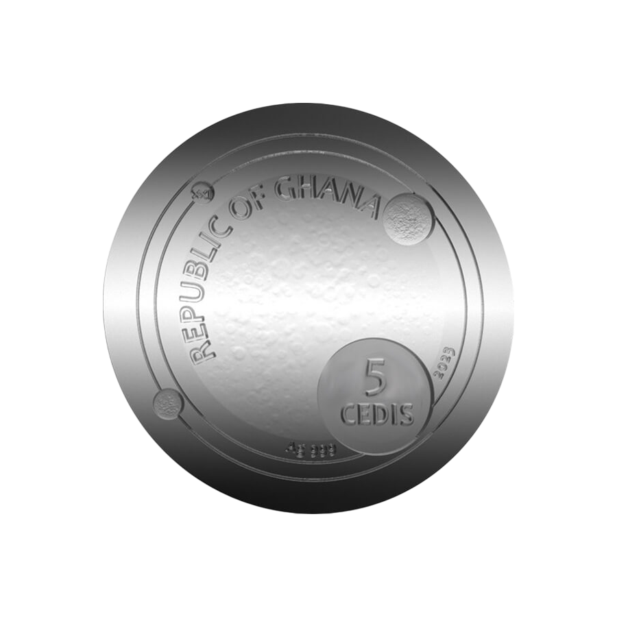 copy of 2025 Republic of Ghana 1 oz Silver Antique Memento Mori: Miner - 24h Shipping!