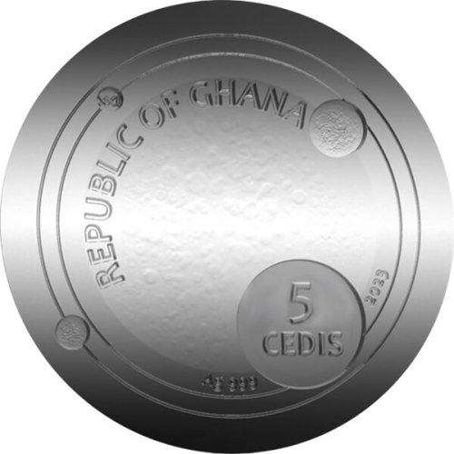 copy of 2025 Republic of Ghana 1 oz Silver Antique Memento Mori: Miner - 24h Shipping!