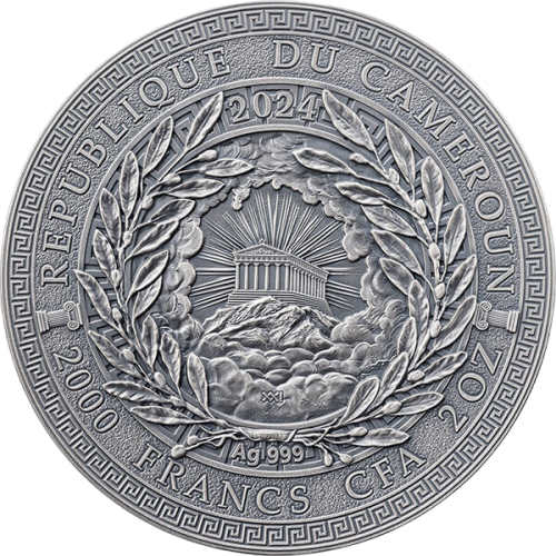copy of 2025 Republic of Cameroon 2 oz Silver Greek Mythology Themis - 24h Shipping!