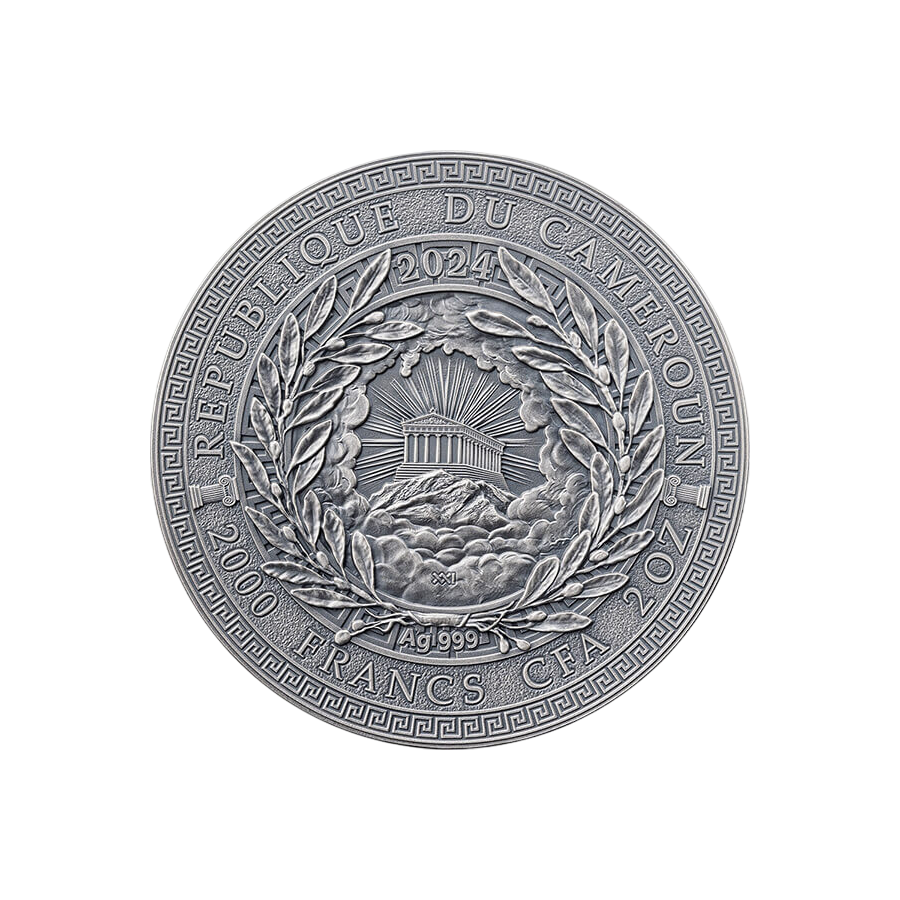 copy of 2025 Republic of Cameroon 2 oz Silver Greek Mythology Themis - 24h Shipping!