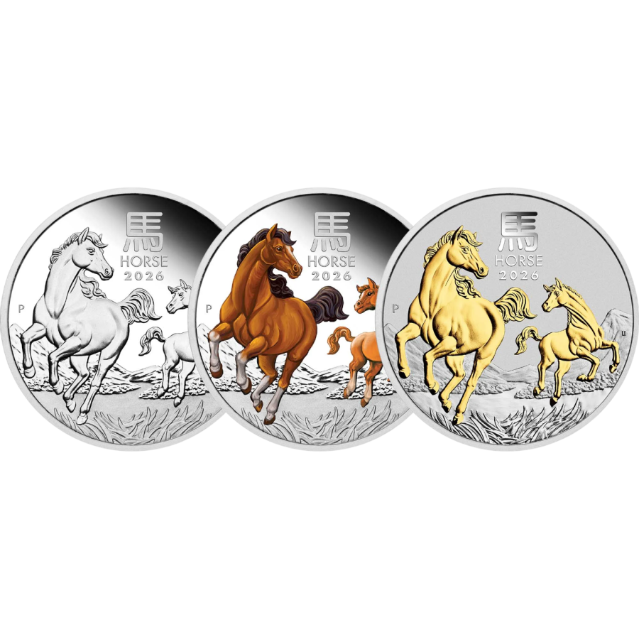 copy of 2025 1 oz Australian Silver Lunar Snake Trio Coin Set - 24h Shipping!