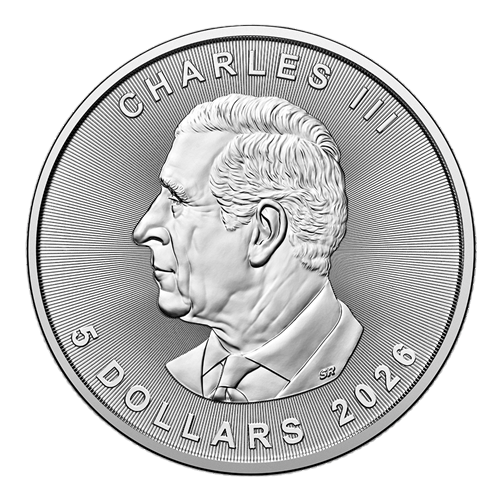 copy of 1 oz Canadian Treasured Silver Maple Leaf Coin BU - Congratulations - 24h Shipping!