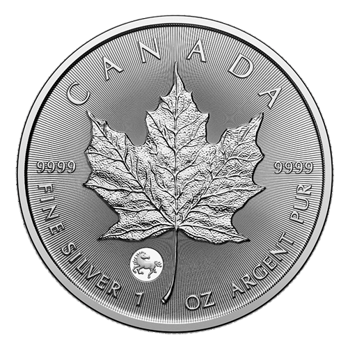 copy of 1 oz Canadian Treasured Silver Maple Leaf Coin BU - Congratulations - 24h Shipping!