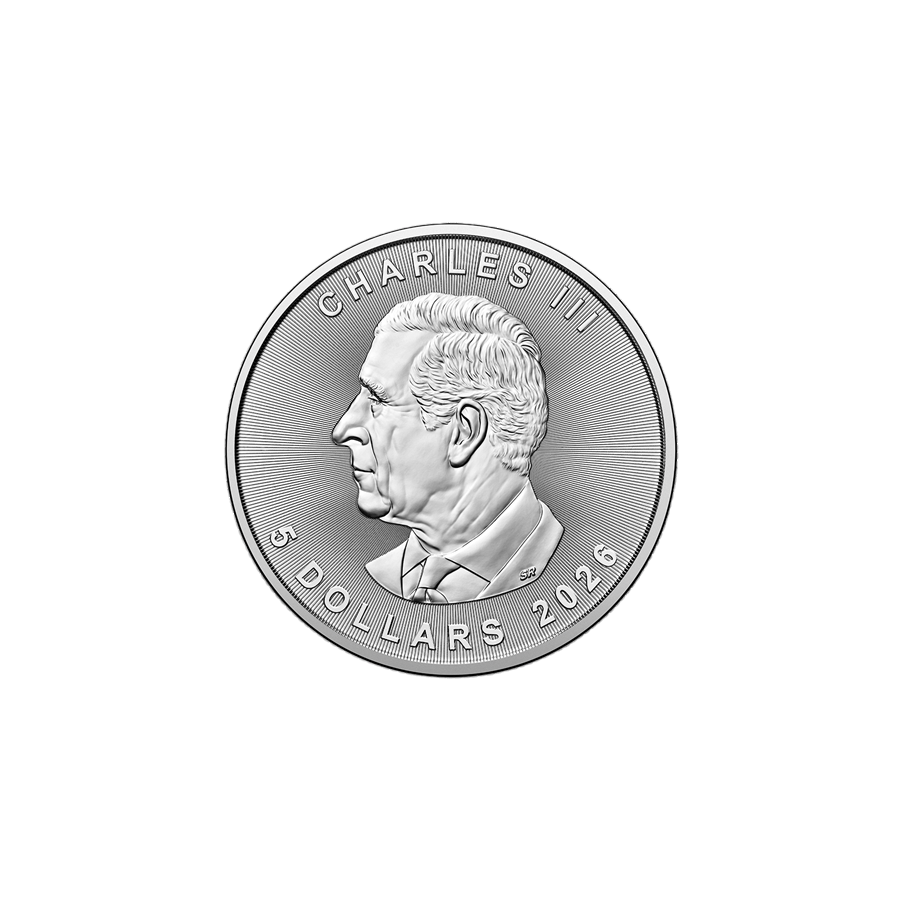 copy of 1 oz Canadian Treasured Silver Maple Leaf Coin BU - Congratulations - 24h Shipping!